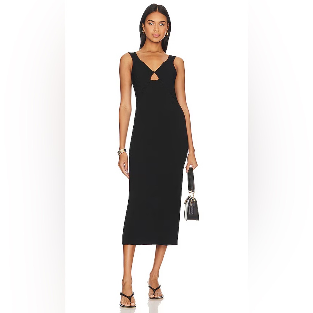 Rails Women’s Vienna Midi Dress Size Medium Black